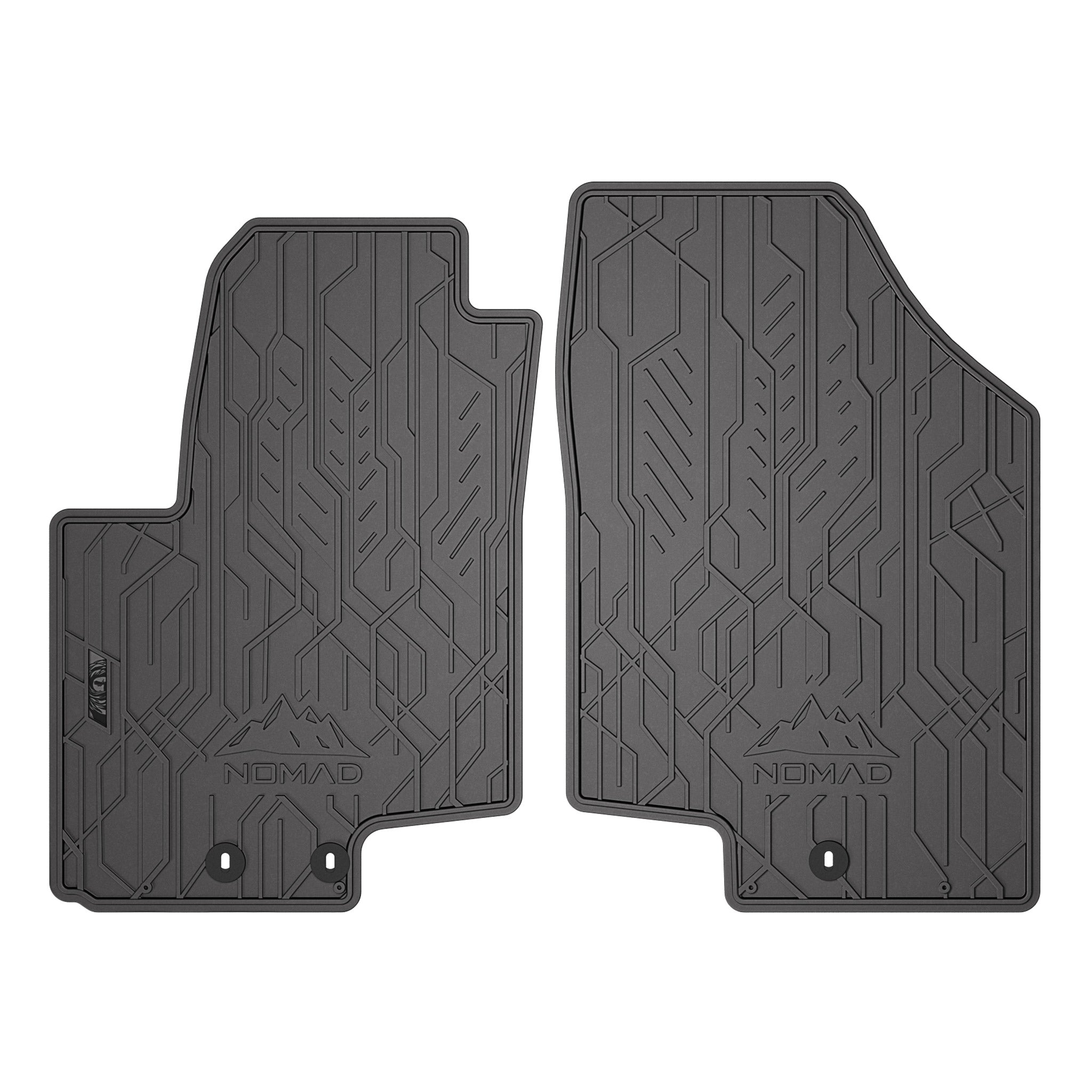 Fußmatten Gummimatten Automatten für Hyundai ix20 2010-2019 Gummi Schwarz 2tlg