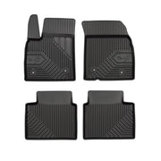 Fußmatten Gummimatten No.77 für Ford Focus mk4 2018-2025 TPE Schwarz 4 Teile