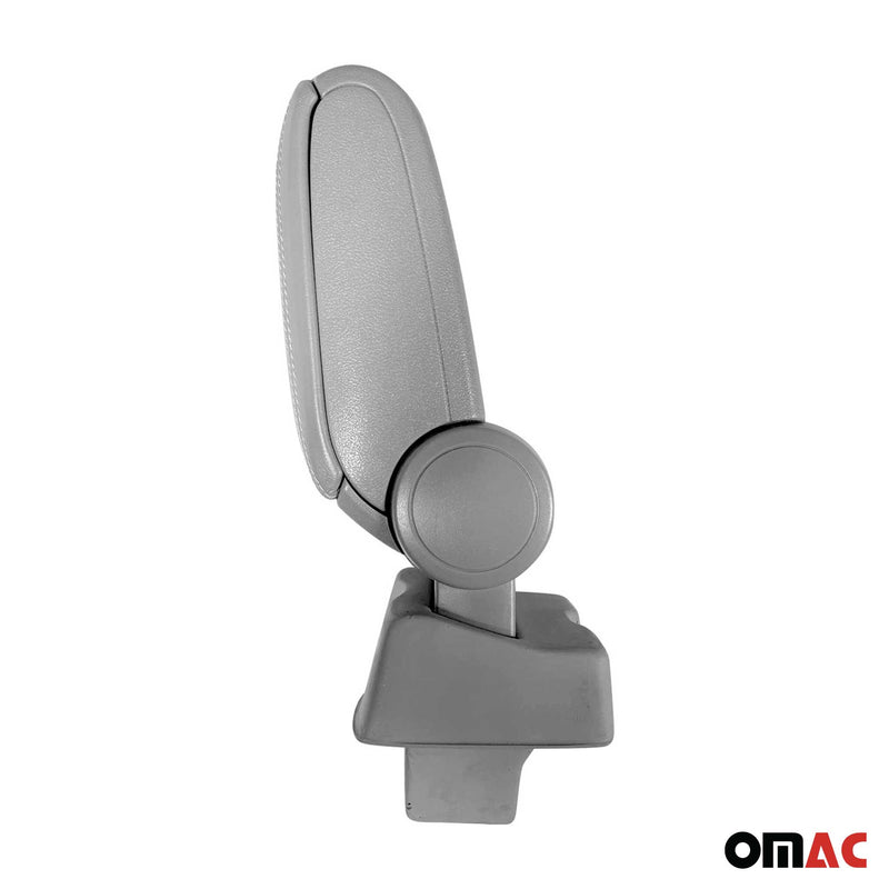 Mittelarmlehne Armlehne Mittelkonsole für Skoda Octavia 2004-2013 PU-Leder Grau