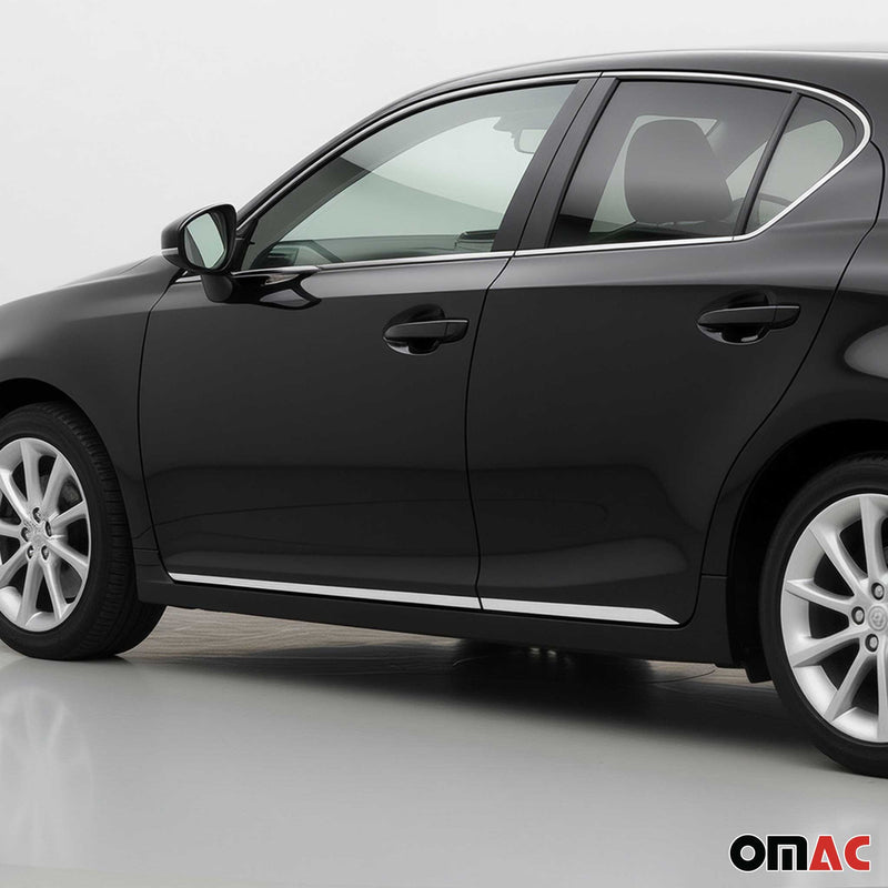 Seitentürleiste Türleisten Türschutzleisten für Lexus RC 2014-2018 Edelstahl 4x