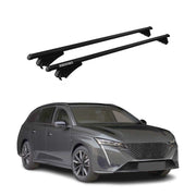Menabo Dachträger Grundtäger für Peugeot 308 Kombi 2013-2026 75kg Alu Schwarz 2x