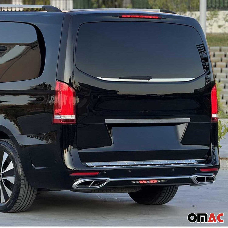 Kofferraumleiste Heckleiste für Mercedes Vito W447 2014-2025 Edelstahl Chrom