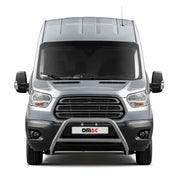 Frontbügel Frontschutzbügel für Ford Transit 2015-2019 mit ABE Stahl Silber