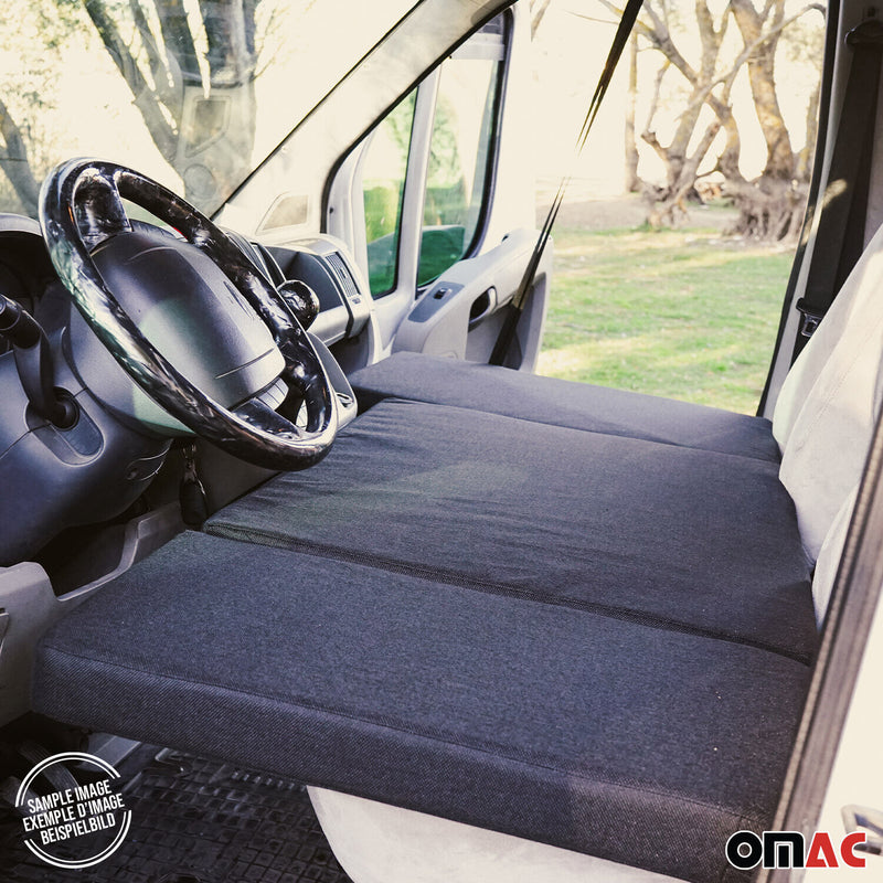 Camper Bett Fahrerhausbett Matratze für Ford Transit 2006-2014 Polyester Schwarz
