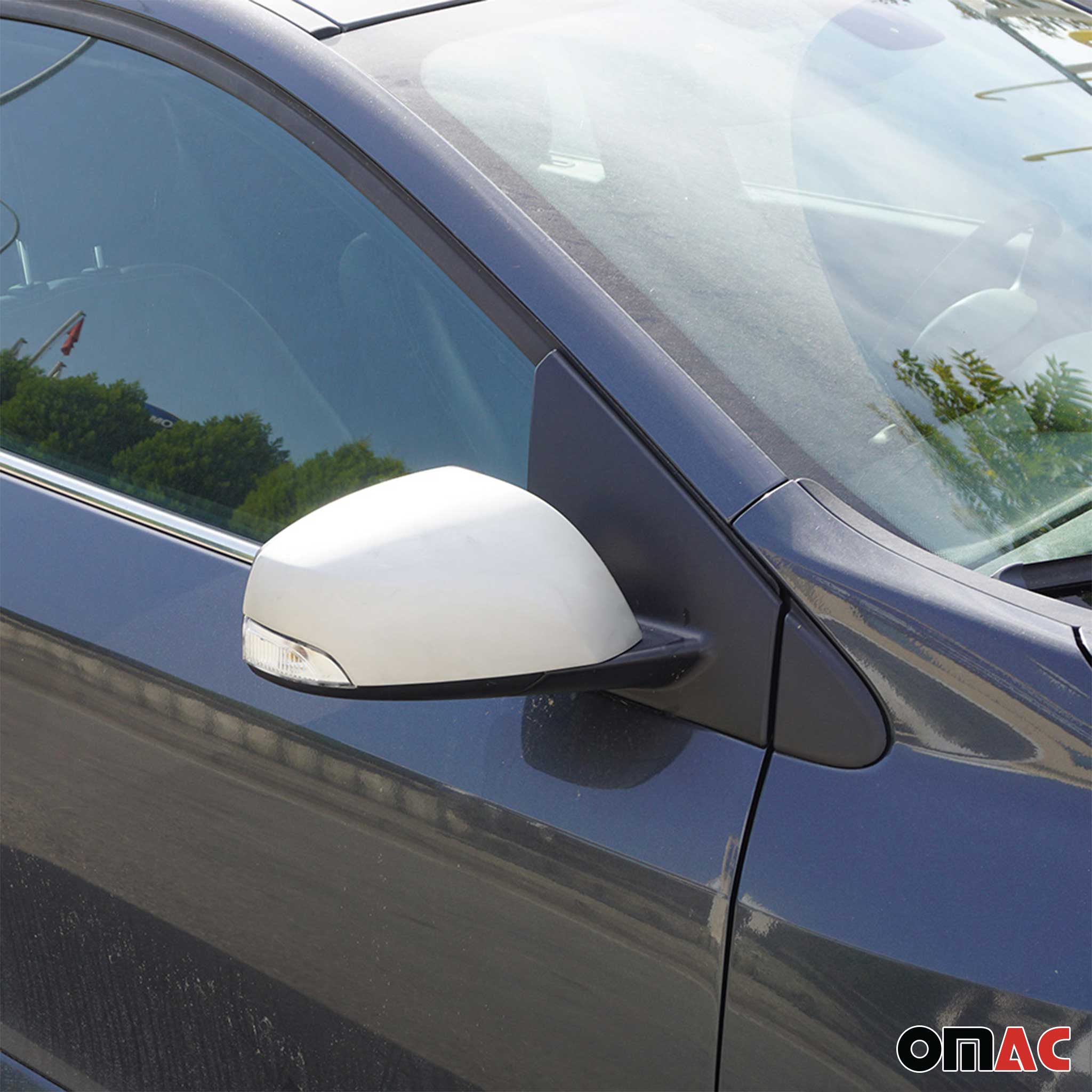 Edelstahl Spiegelkappen passend für Renault Megane 3 Laguna 3 Fluence Chrom 1Set