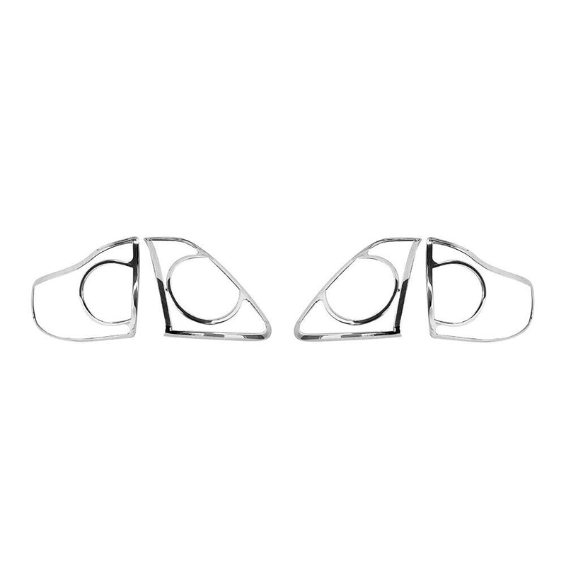 Rücklicht Leisten Heckleuchte für Toyota Corolla 2007-2013 Chrom ABS Silber 4tlg