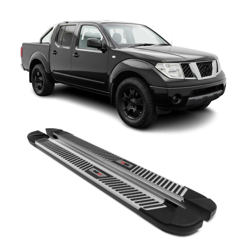 Alu Trittbretter für Nissan Navara D40 2005-2015 Double Cab Seitenschweller