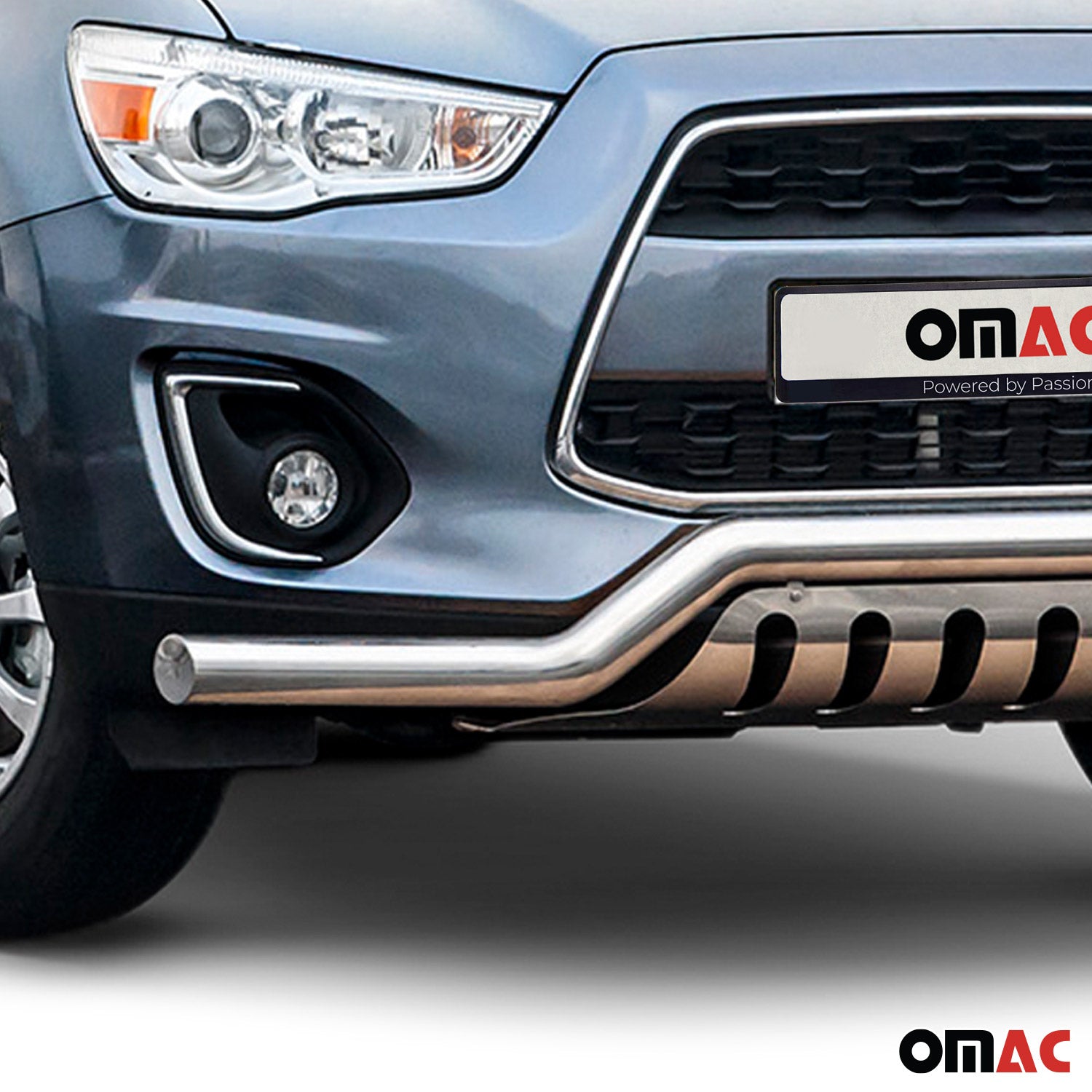 Frontbügel Frontschutzbügel für Mitsubishi ASX 2012-2017 Edelstahl ABE Silber