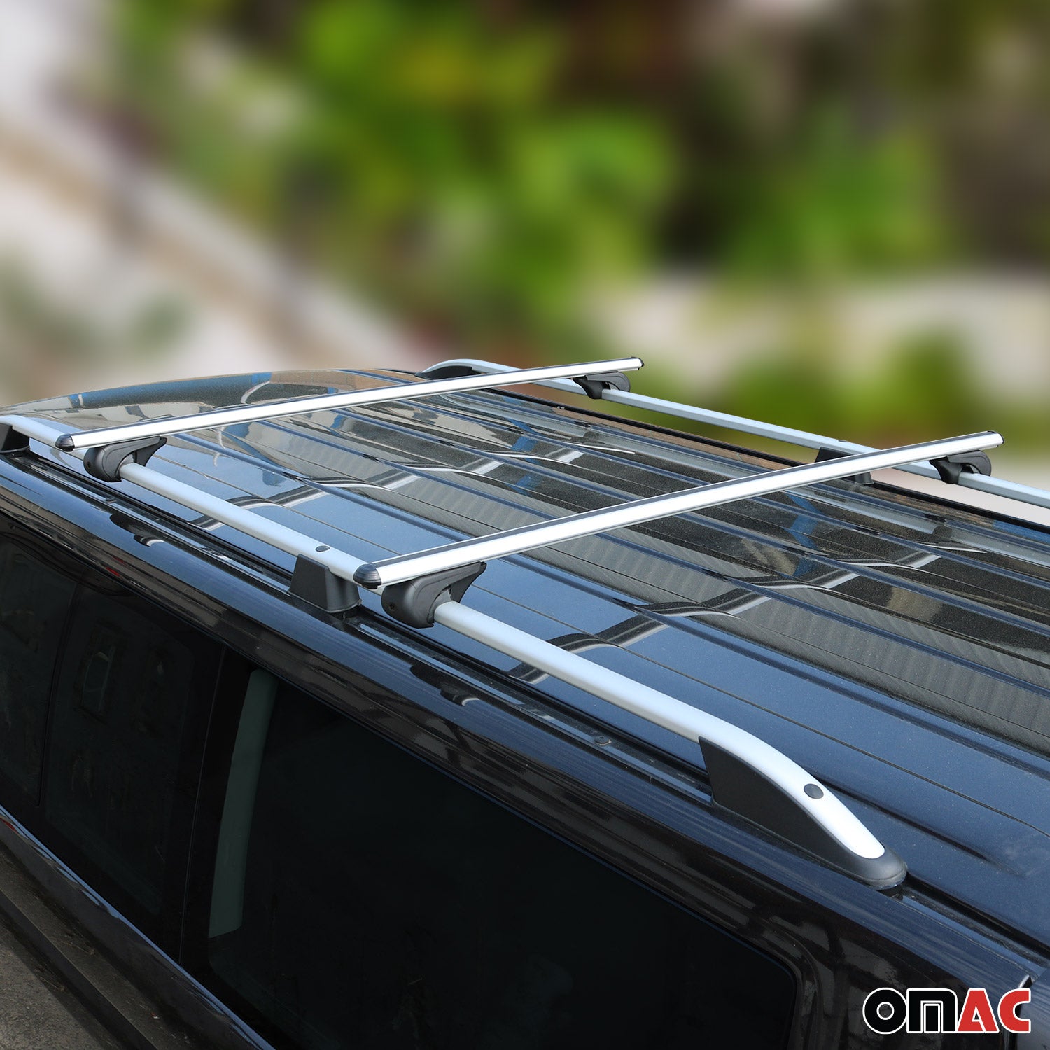 Dachreling + Dachträger für Opel Combo D Fiat Doblo L2 Langer Alu Silber 4x
