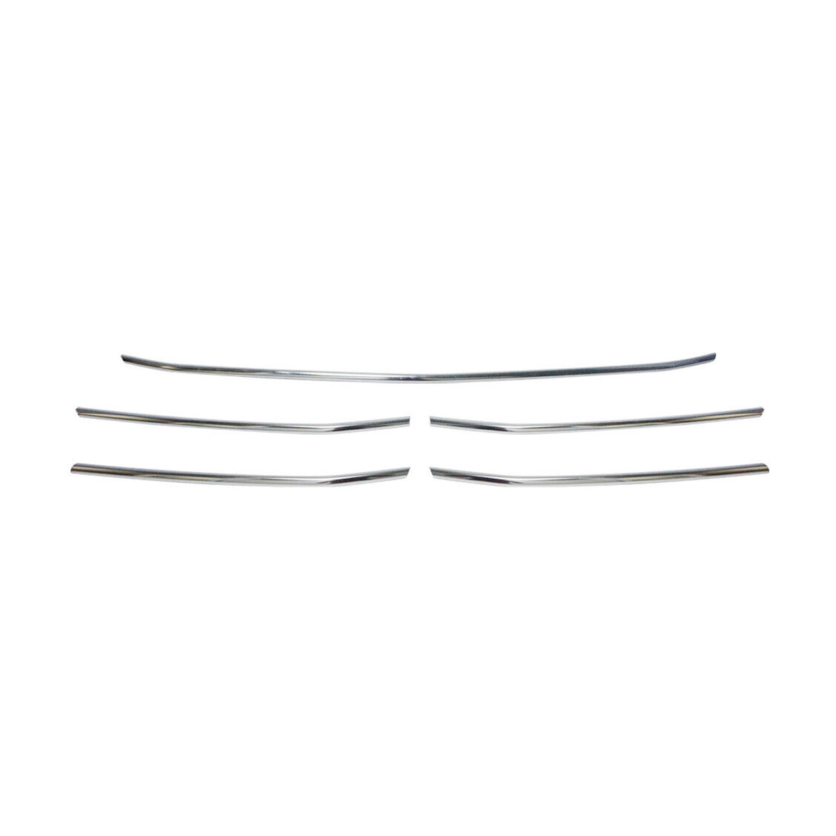 Radiator grille strip grill strips for Mercedes Sprinter 907 910 2018-2024 chrome 5x
