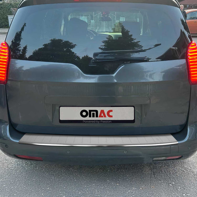 Ladekantenschutz Stoßstangenschutz für Peugeot 5008 2009-2017 Chrom Gebürstet