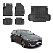 OMAC Fußmatten & Kofferraumwanne Set für Hyundai i30 III Kombi 2017-2026