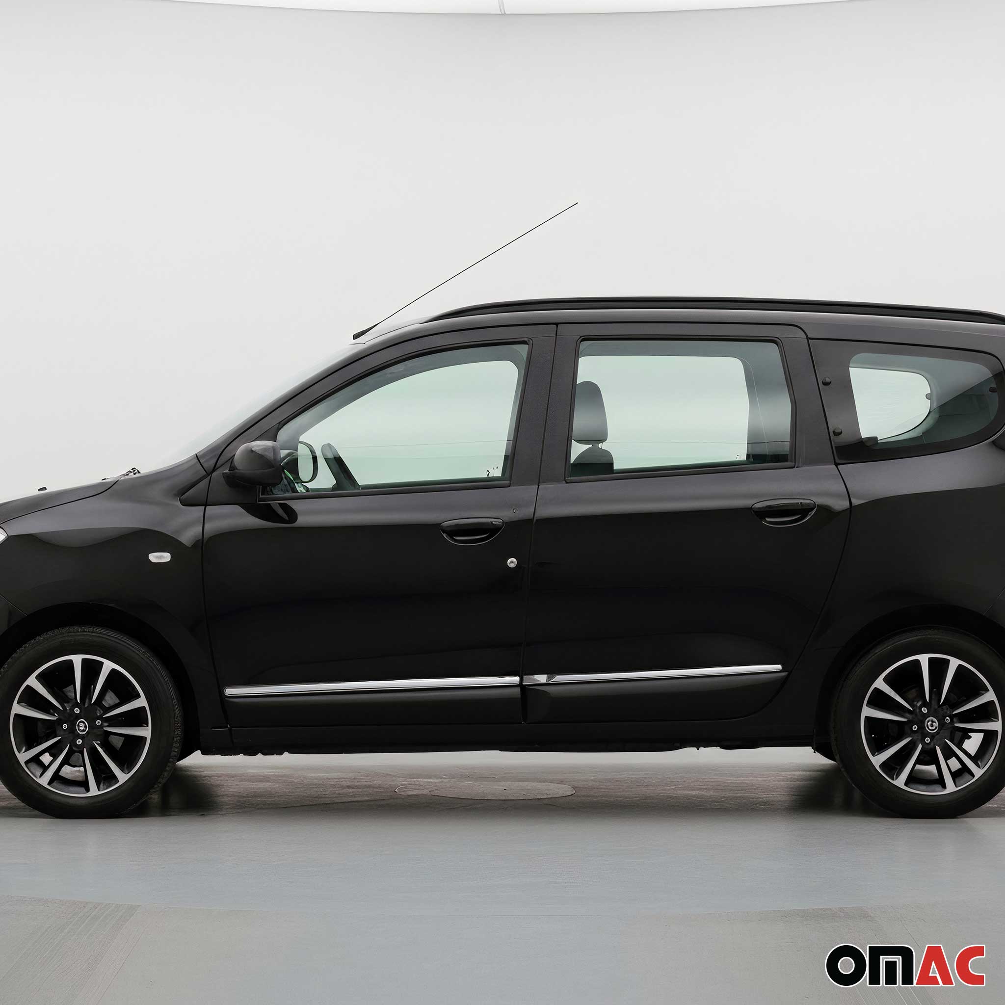 Seitentürleiste Türleisten Türschutzleisten für Dacia Lodgy Edelstahl Chrom 4x