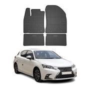 OMAC Gummi Fußmatten für Lexus CT 200H 2010-2020 Automatten Gummi Schwarz 4tlg