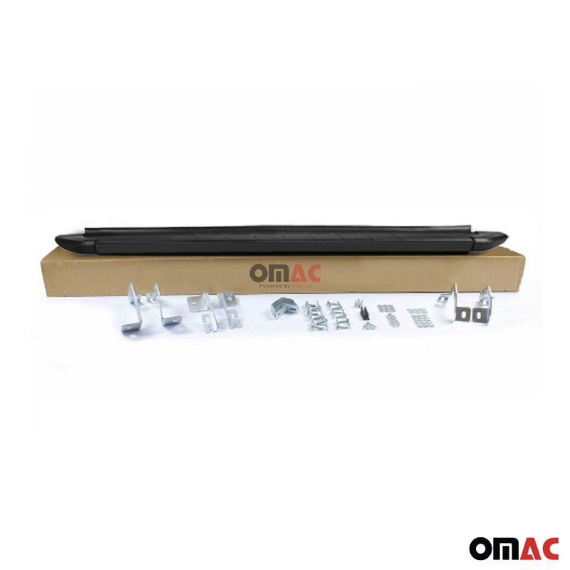Trittbretter Seitenschweller für Ssangyong Actyon Sport 2007-18 Alu Schwarz