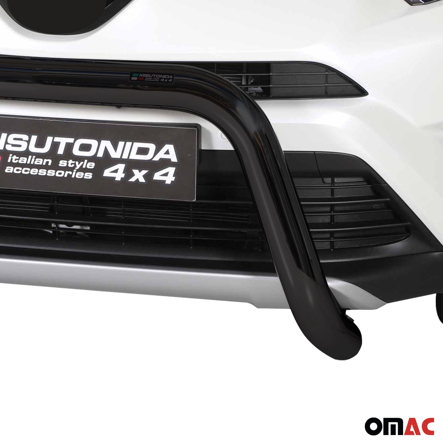 Frontbügel Frontschutzbügel für Toyota RAV4 Hybrid One 2016-2018 ø76 Schwarz
