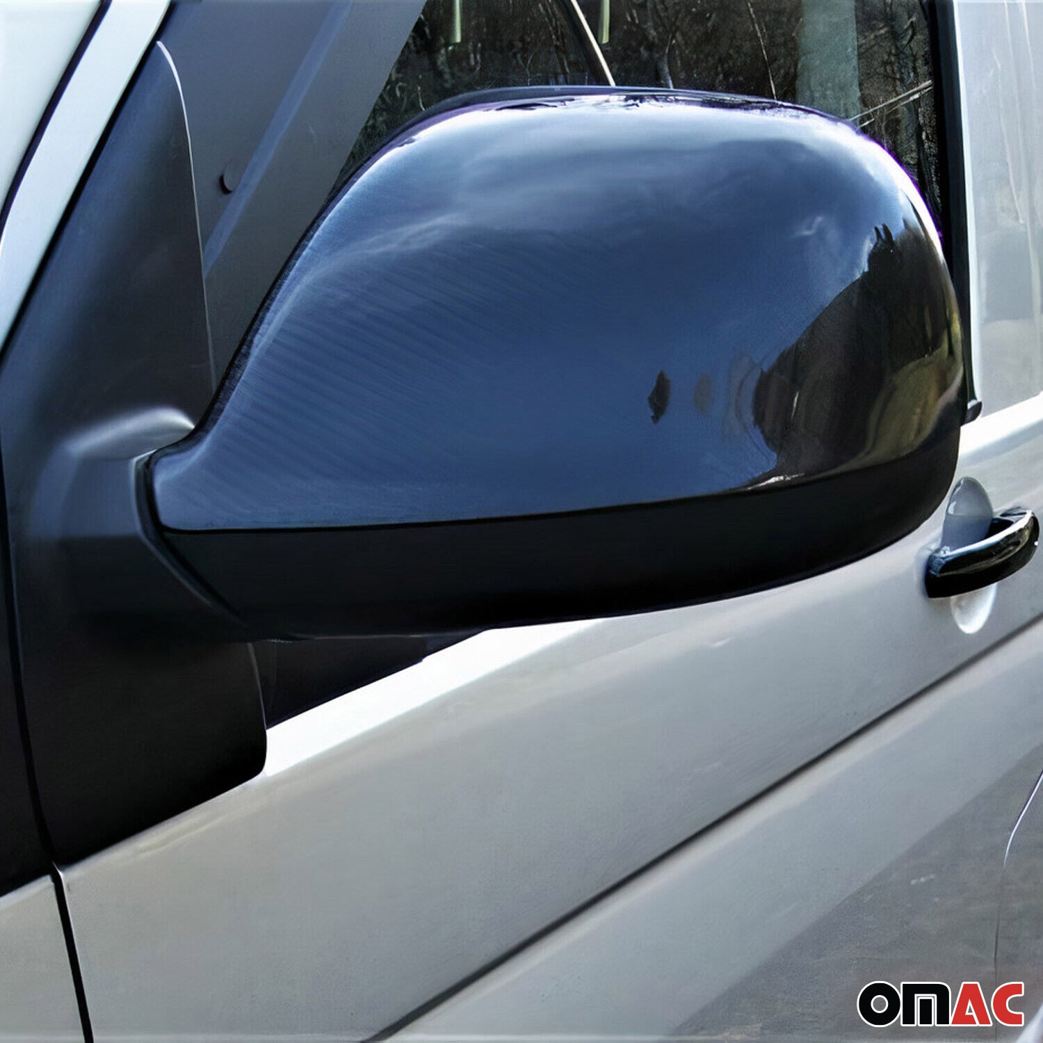 Spiegelkappen Spiegelabdeckung für VW Amarok 2010-2021 Echt Carbon Schwarz 2x