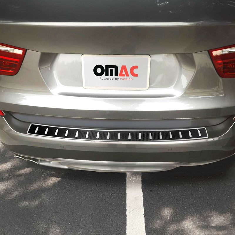 Ladekantenschutz für BMW 3er E91 Touring 2004-2012 Chrom Kohlefaserfolien