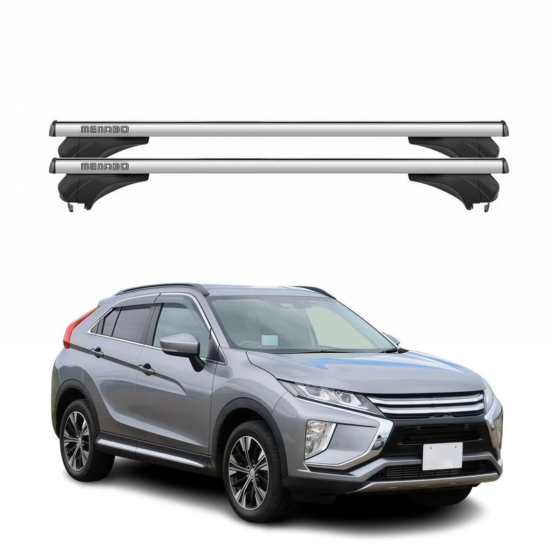 Menabo Dachträger für Mitsubishi Eclipse Cross 2018-2025 Aluminium Silber 2 tlg