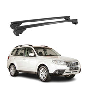 Dachträger Grundtäger für Subaru Forester III 2008-2013 75kg Alu Schwarz 2tlg