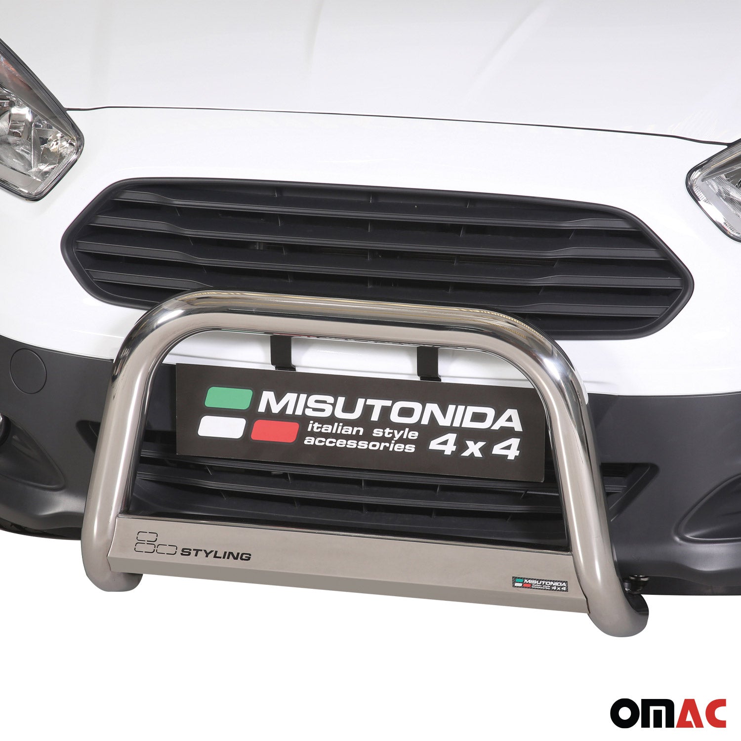 Frontbügel Frontschutzbügel für Ford Transit Courier 2014-2017 Grau Ø 63 mm