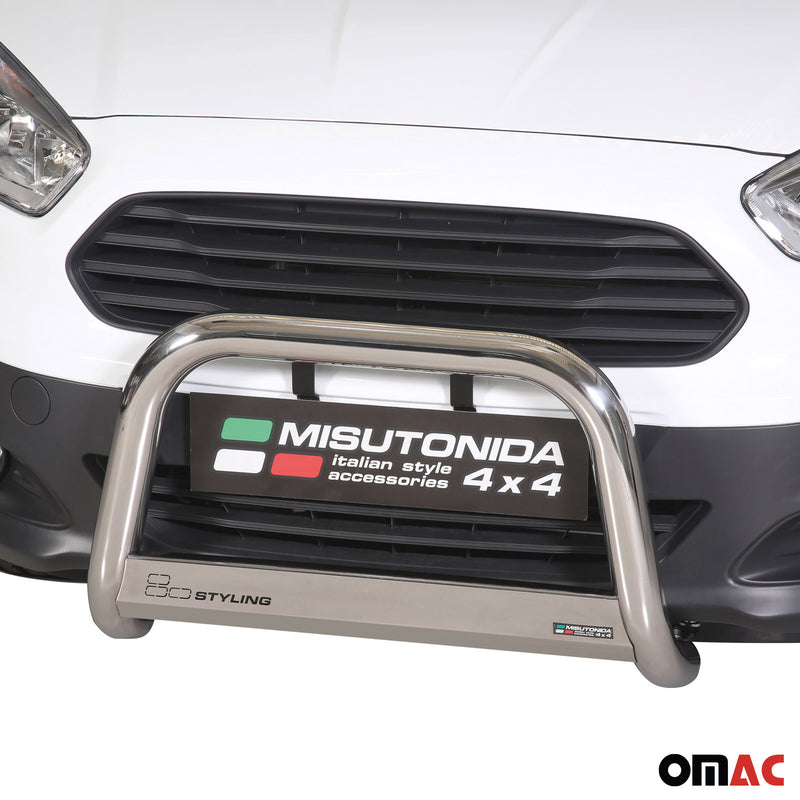 Frontbügel Frontschutzbügel für Ford Transit Courier 2014-2017 Grau Ø 63 mm