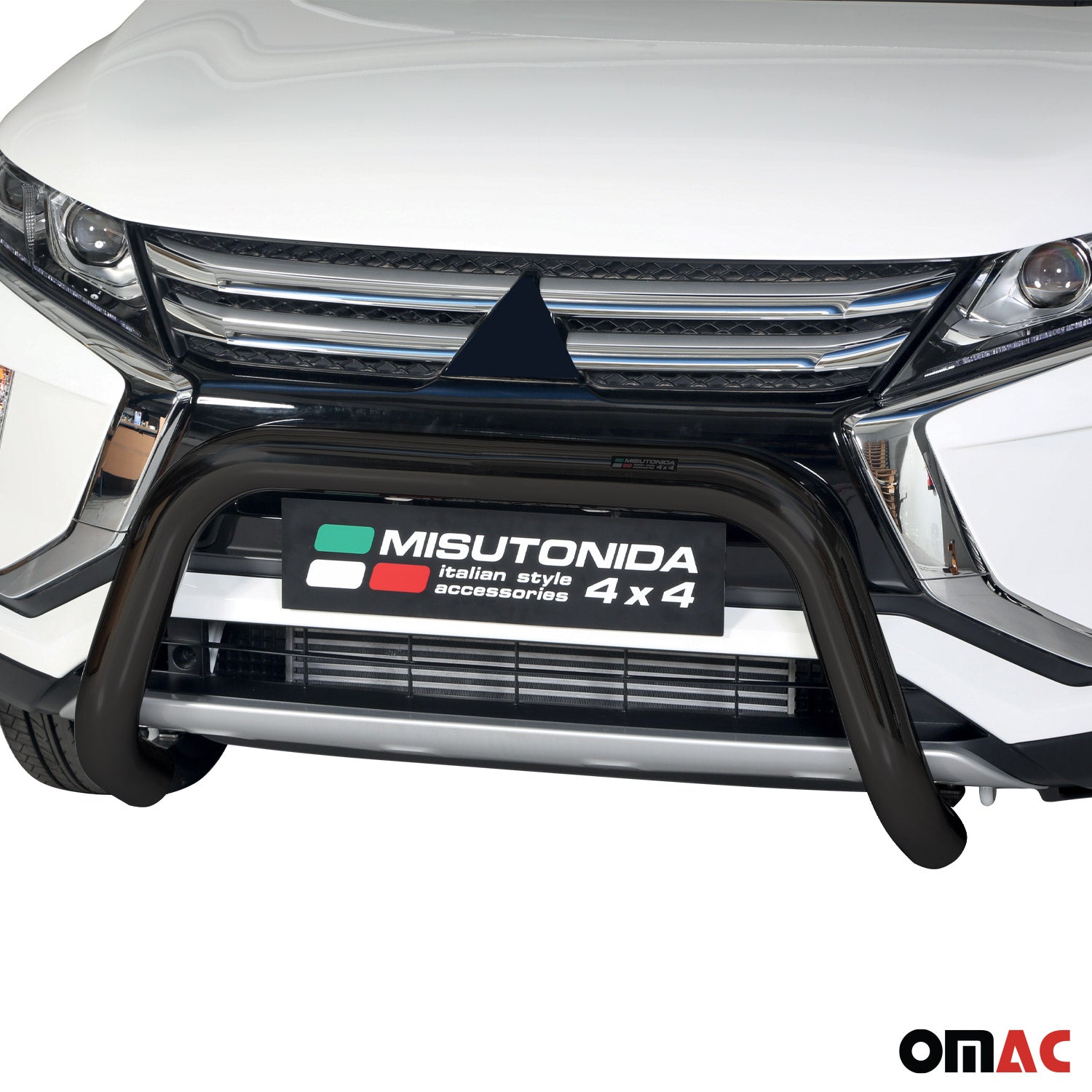 Frontbügel Frontschutzbügel für Mitsubishi Eclipse Cross 2018-2020 ø76 Schwarz