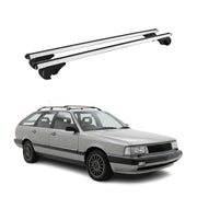Dachträger Grundträger für Audi 200 Avant 1984-1991 TÜV Aluminium Silber 2tlg