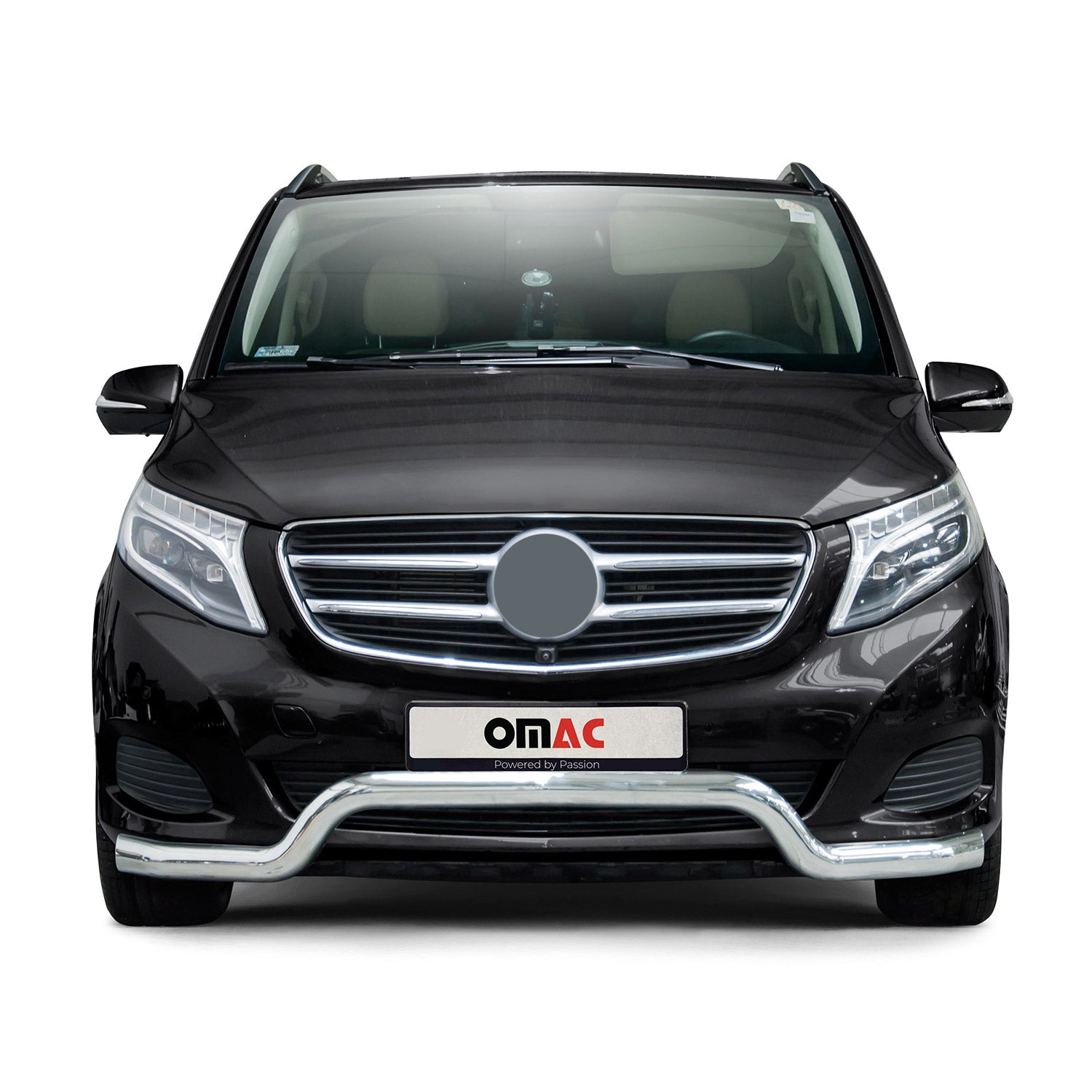 Frontbügel Frontschutzbügel für Mercedes Klasse 2014-2019 Low Stahl ABE Silber