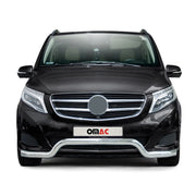 Frontbügel Frontschutzbügel für Mercedes Klasse 2014-2019 Low Stahl ABE Silber