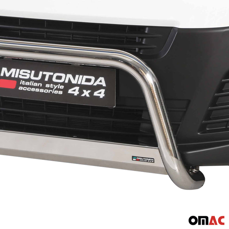 Frontbügel Frontschutzbügel für Citroen Jumpy 2016-2025 ø63mm Stahl Silber