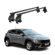Menabo Dachträger Grundtäger für Hyundai Kona I 2018-2023 50kg Stahl Schwarz 2x