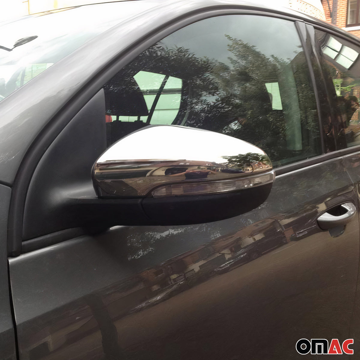 Spiegelkappen Spiegelabdeckung für VW Touran 2010-2015 Edelstahl Chrom 2tlg
