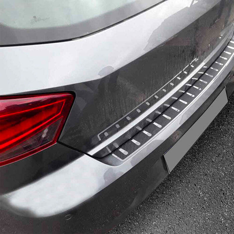 Ladekantenschutz Stoßstange für Seat Ibiza 2017-2021 Edelstahl Kohlefaserfolien