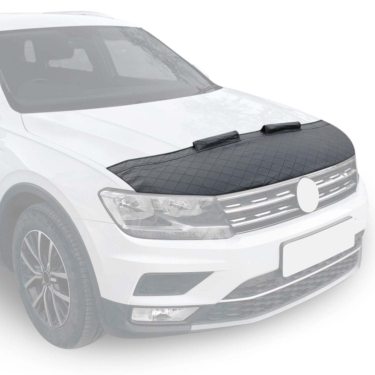 Schwarz Haubenbra Steinschlagschutz für VW Transporter T5 2010-2015 FL Halb