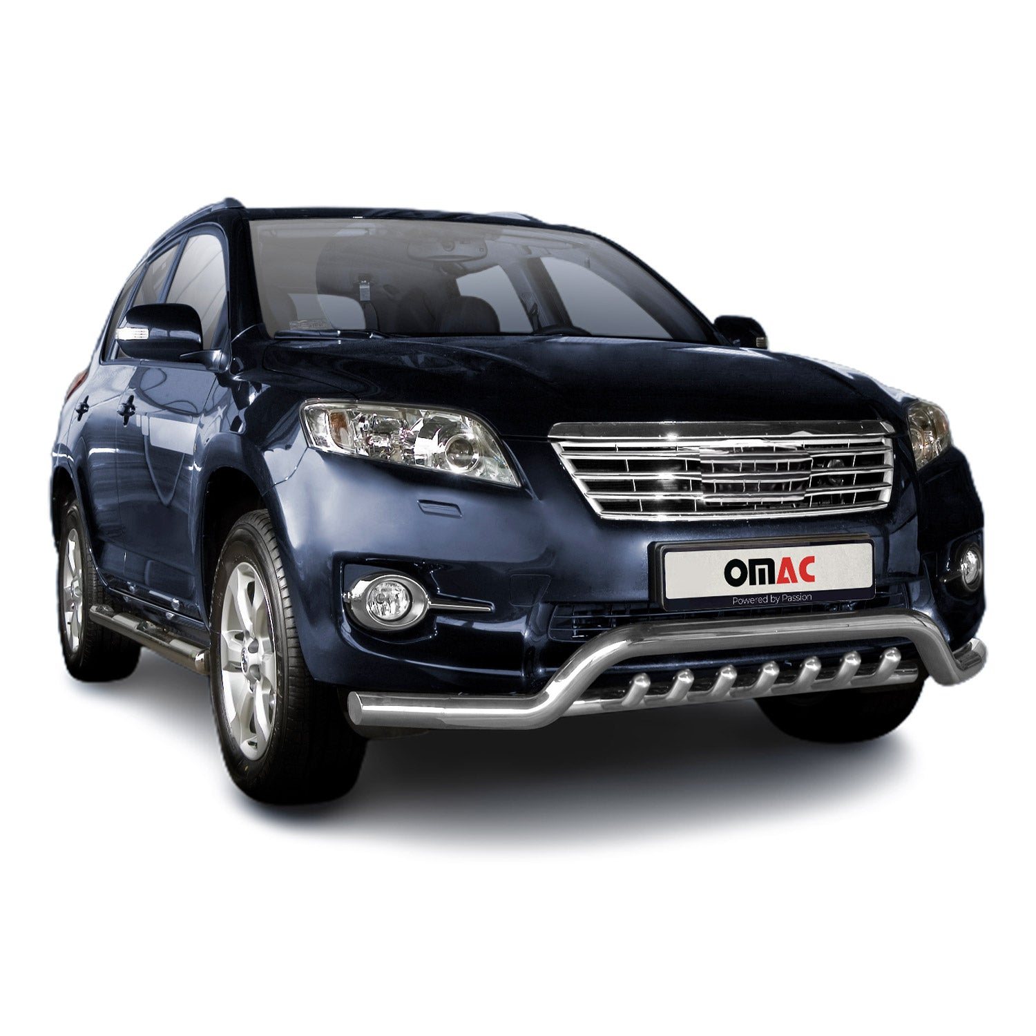 Frontschutzbügel Frontbügel für Toyota RAV4 2010-2013 mit ABE Stahl Silber