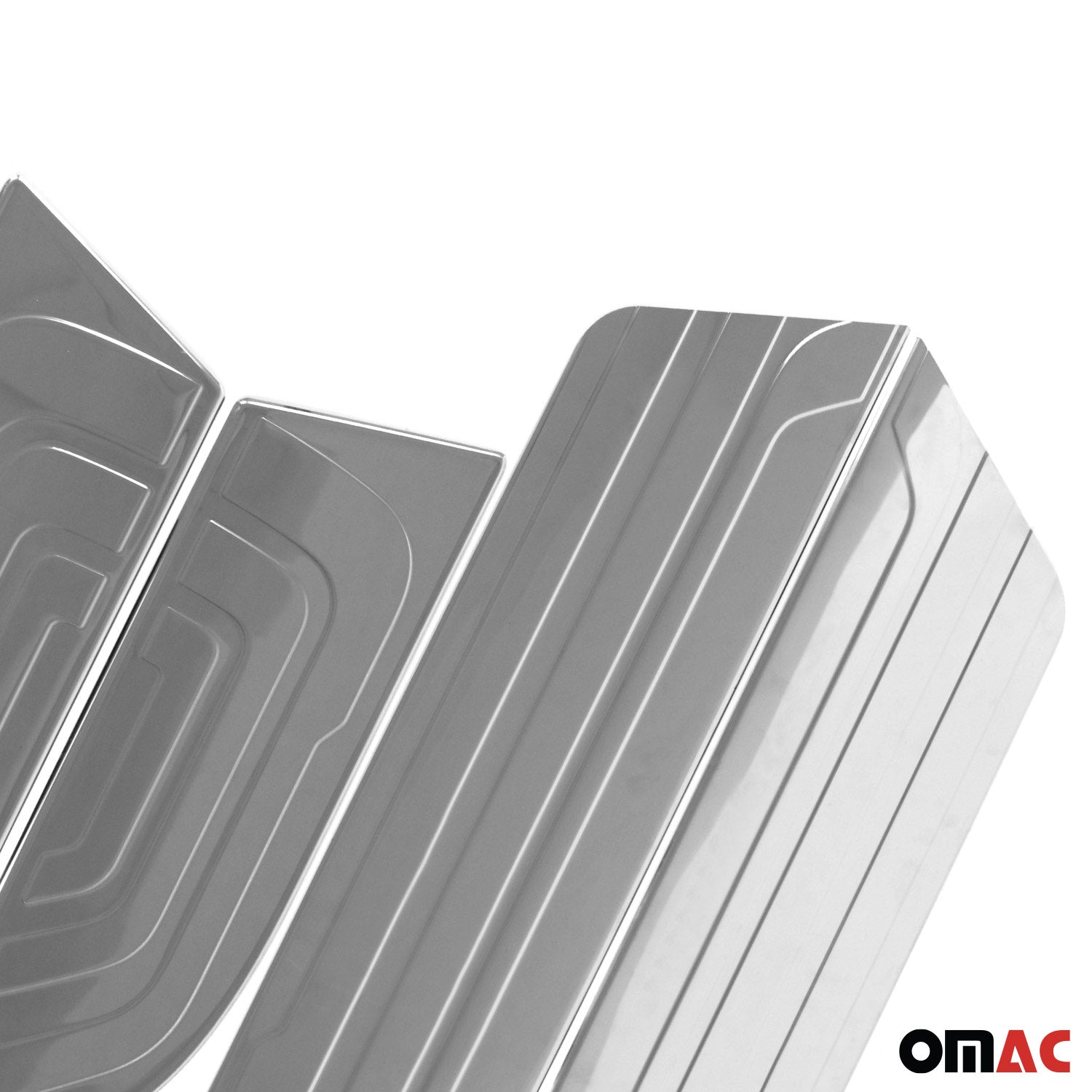 Einstiegsleisten für Mercedes Sprinter 2018-2025 Doppel Schiebetür Chrom 4x