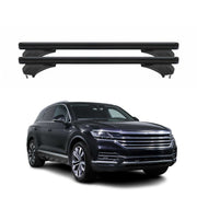 Menabo Dachträger Grundtäger für VW Touareg III 2018-2026 Aluminium Schwarz 2tlg