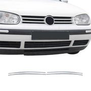 Kühlergrill Leisten Grillleisten für VW Golf 2003-2009 Edelstahl Chrom 4tlg