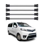 Dachträger Grundtäger für Toyota Proace / Proace Verso 2016-2026 Alu Silber 4tlg