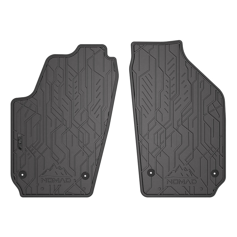 Fußmatten Gummimatten Antirutsch für VW Polo IV 2001-2009 Gummi Schwarz 2 tlg