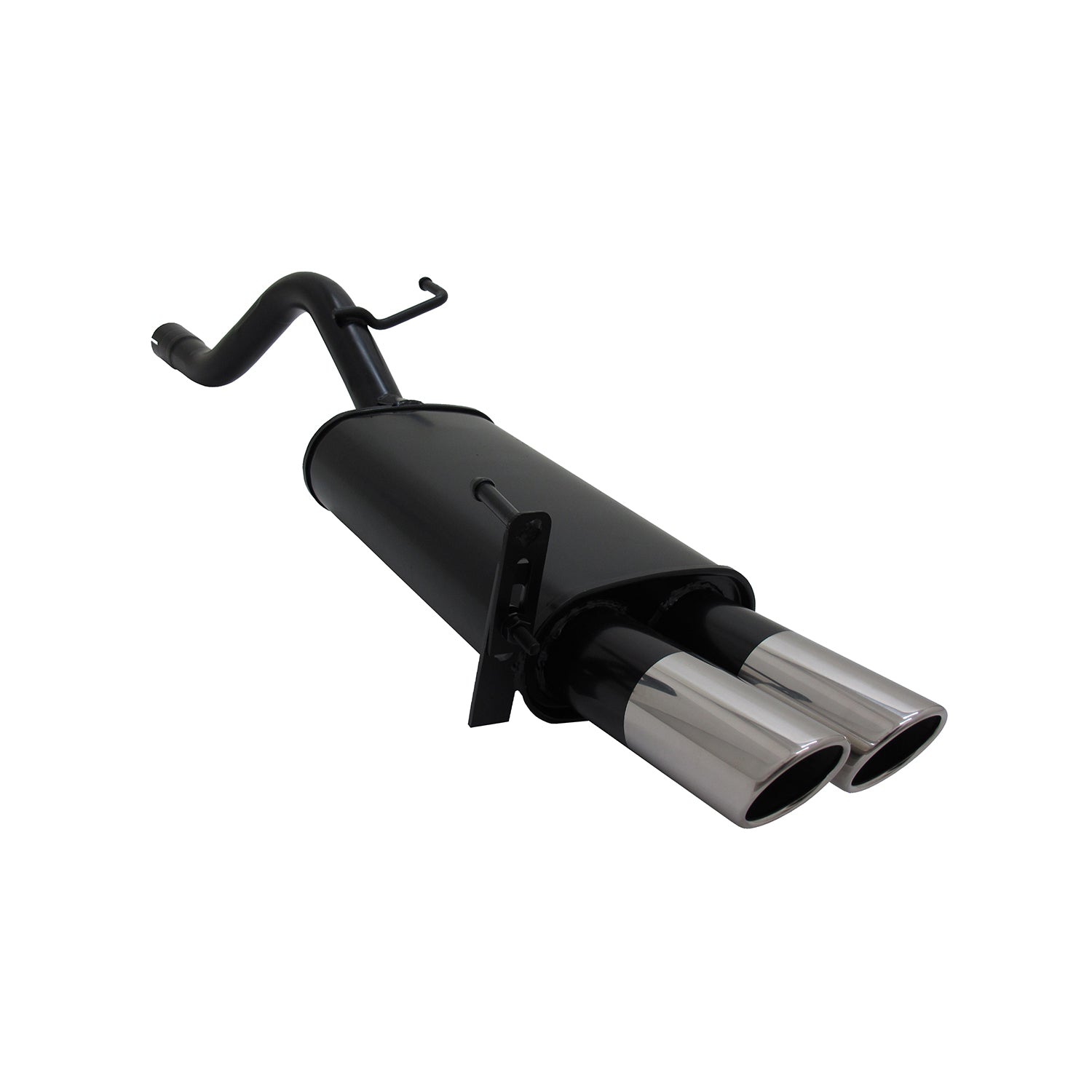 Novus Sportauspuff für Opel Corsa D 2x76mm SR-Design Endschalldämpfer mit ABE