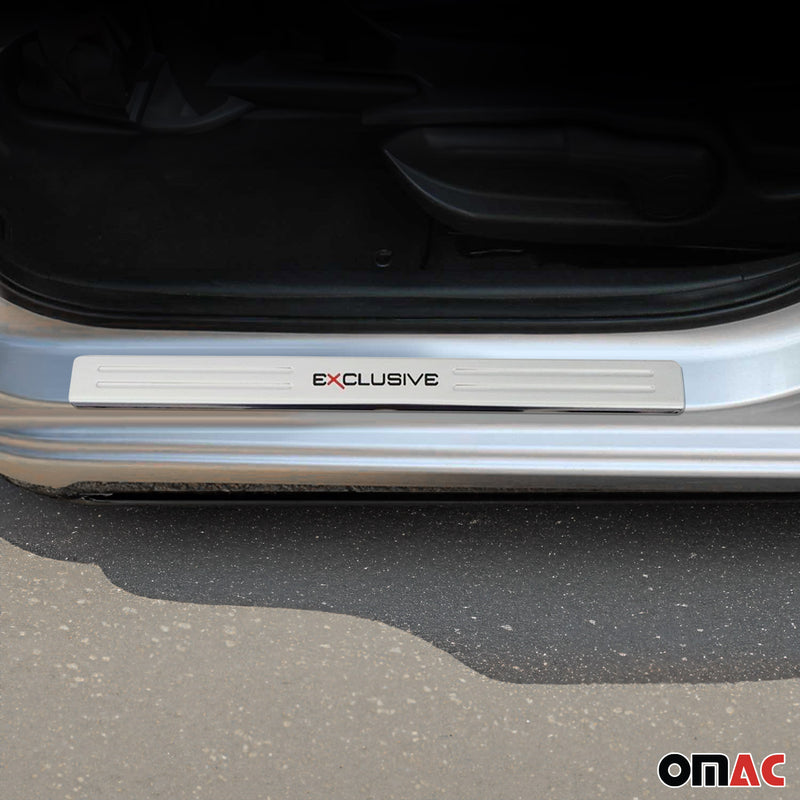 Einstiegsleisten Türschweller Exclusive für VW Golf Bora Up Edelstahl Silber 4x