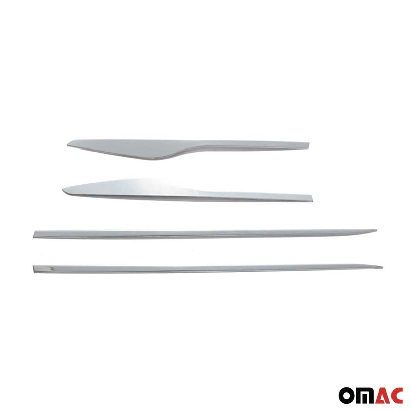 Seitentürleiste Türleisten Türschutzleiste für Renault Clio 2012-2019 Chrom 4tlg