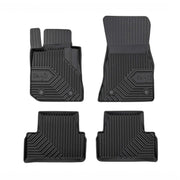 Fußmatten Gummimatten No.77 für BMW 4 Gran Coupe G26 2021-2026 TPE Schwarz 4tlg