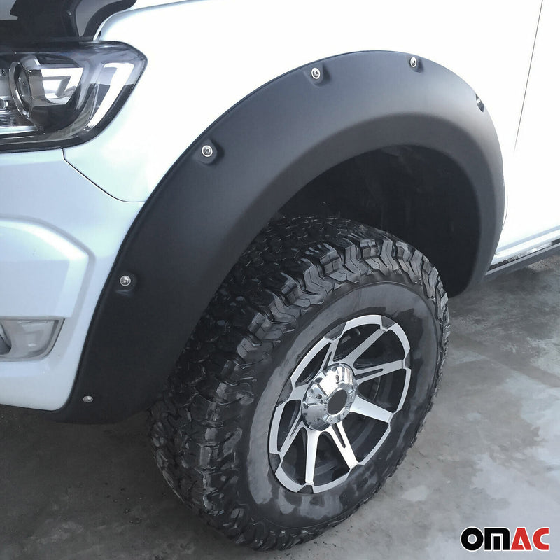 Radläufe Kotflügel Verbreiterung für Ford Ranger 2015-2024 ABS Silber 4tlg