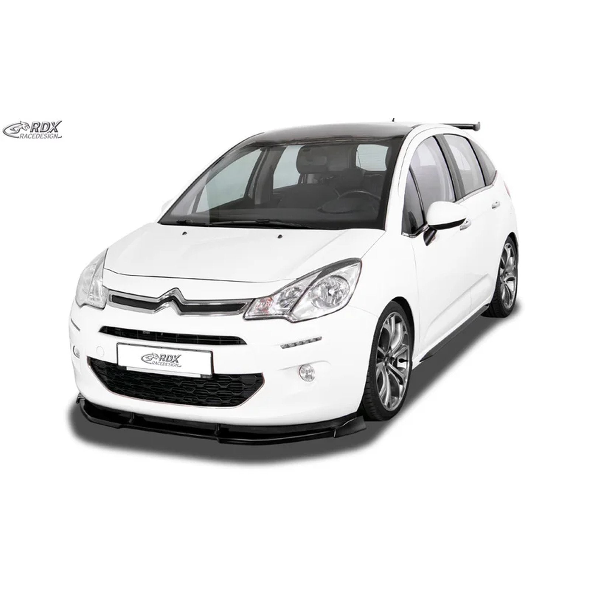 RDX Seitenschweller 'Slim' für Citroën C3 2009-2016 ABS Schwarz 2er-Set TÜV