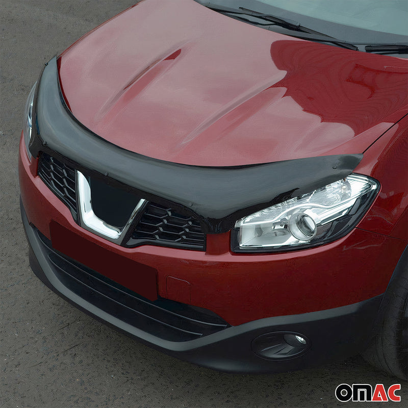 Motorhaube Deflektor Insekten für Nissan Qashqai +2 2008-2014 Steinschlagschutz