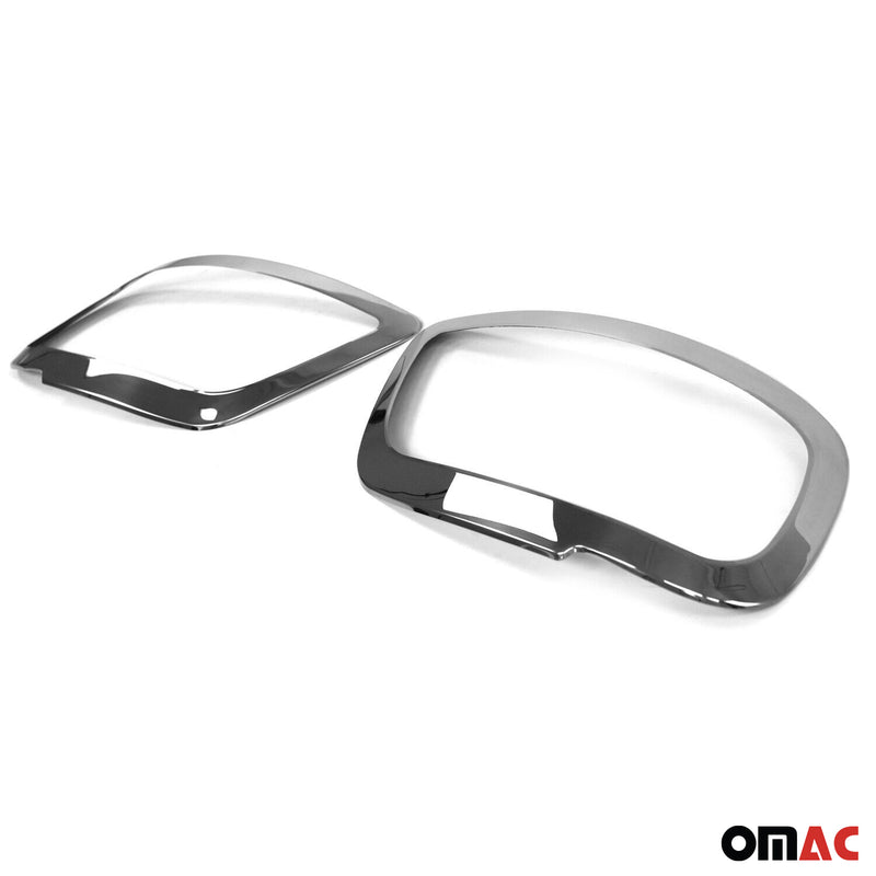 Scheinwerfer Leisten Scheinwerferblende für VW Caddy 2003-2010 Edelstahl 2tlg