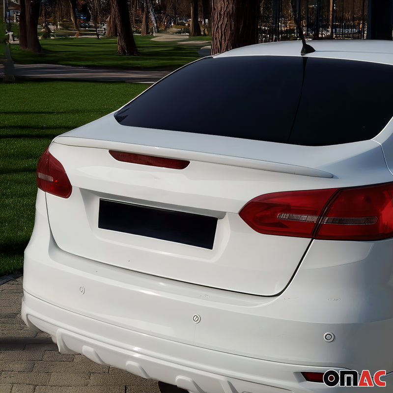 Heckspoiler Dachspoiler für Ford Focus III FL Limo 2015-2018 Hinten Grundiert